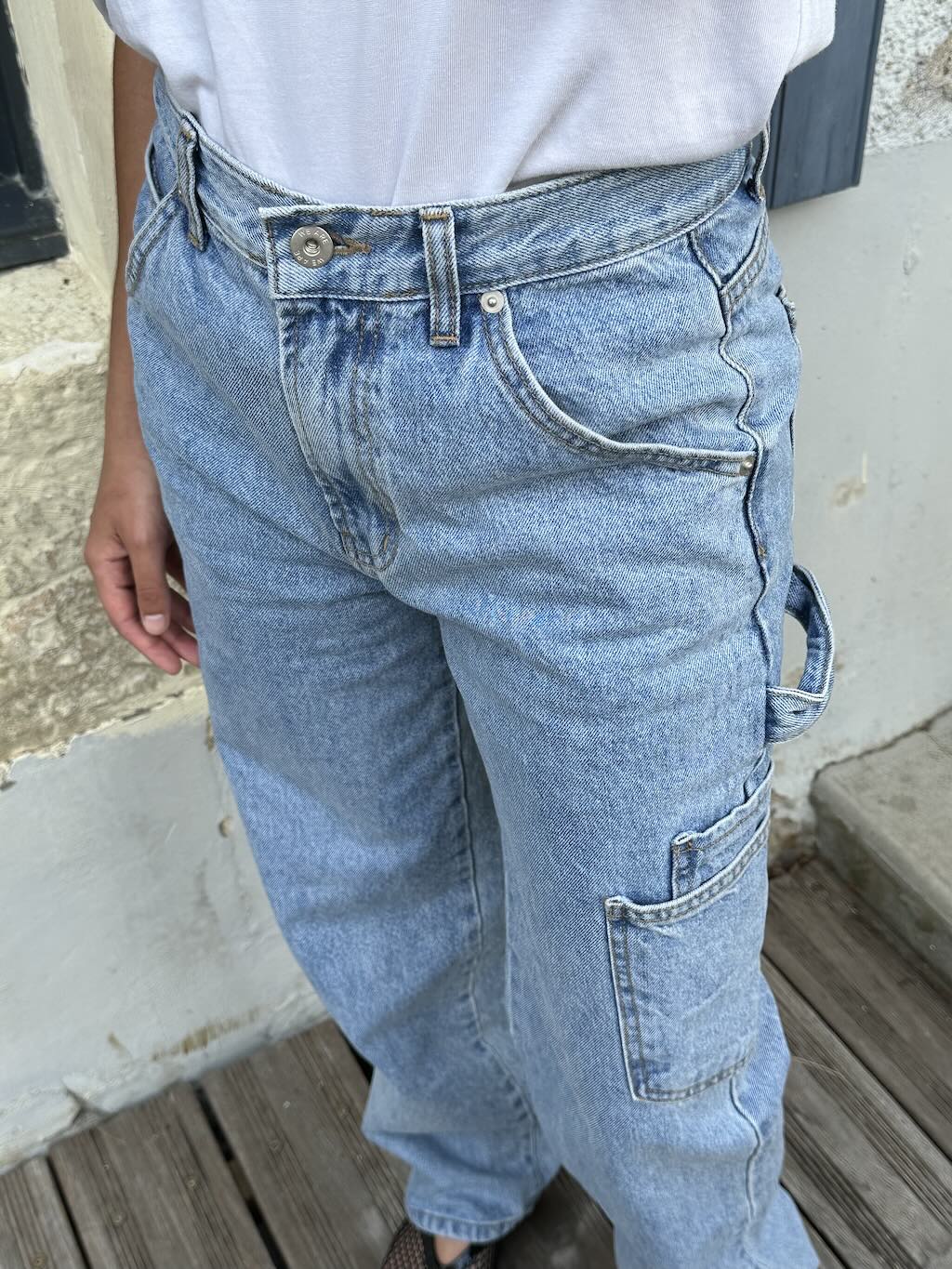 AELLA POCKET DENIM PANTS Jeans OEA ARCHIVE