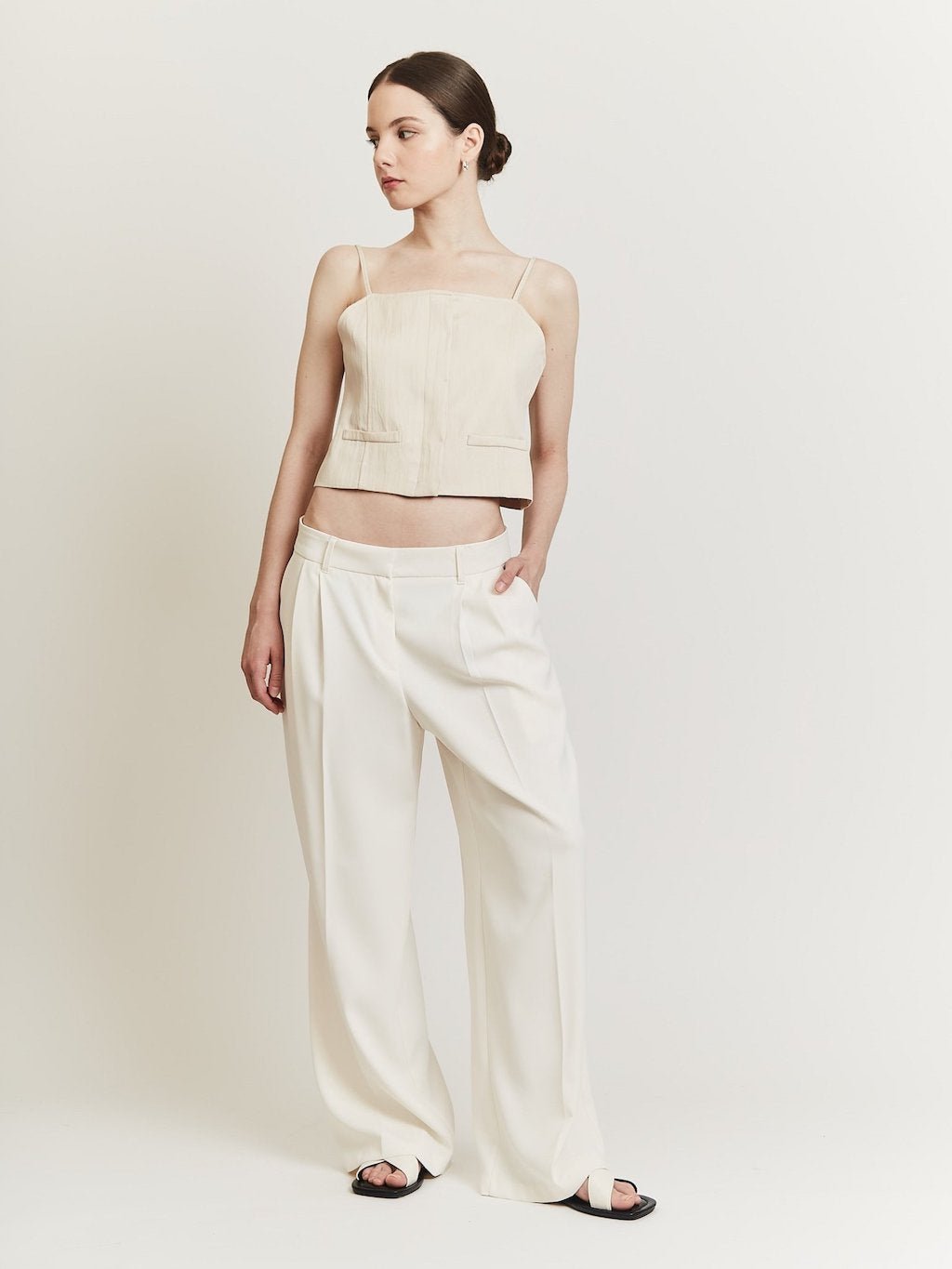 ARIA TWO TUCK PANTS Pants OEA ARCHIVE