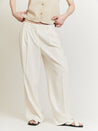 ARIA TWO TUCK PANTS Pants OEA ARCHIVE