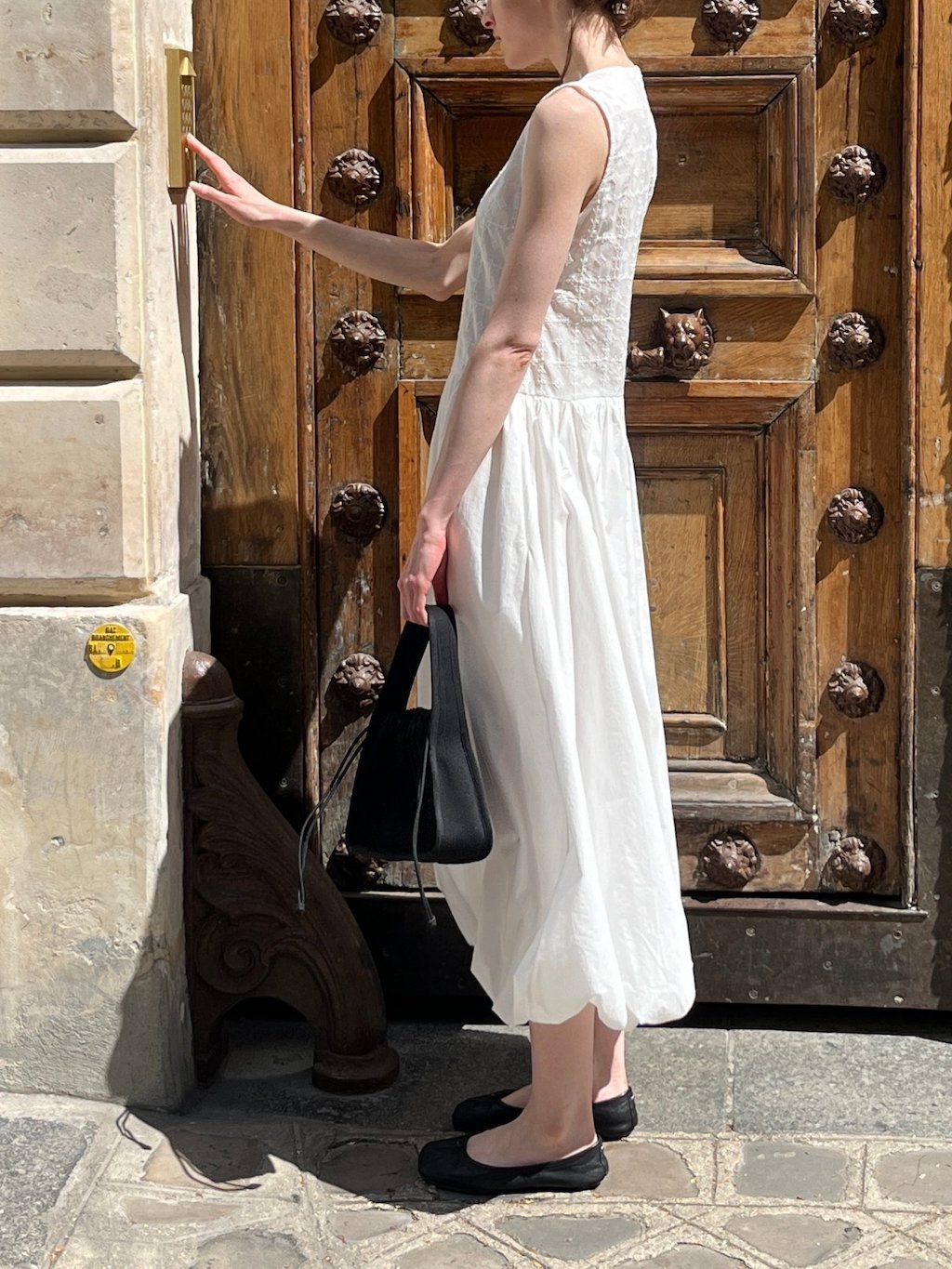 CHLOE BALLOON MIDI DRESS Dress OEA ARCHIVE