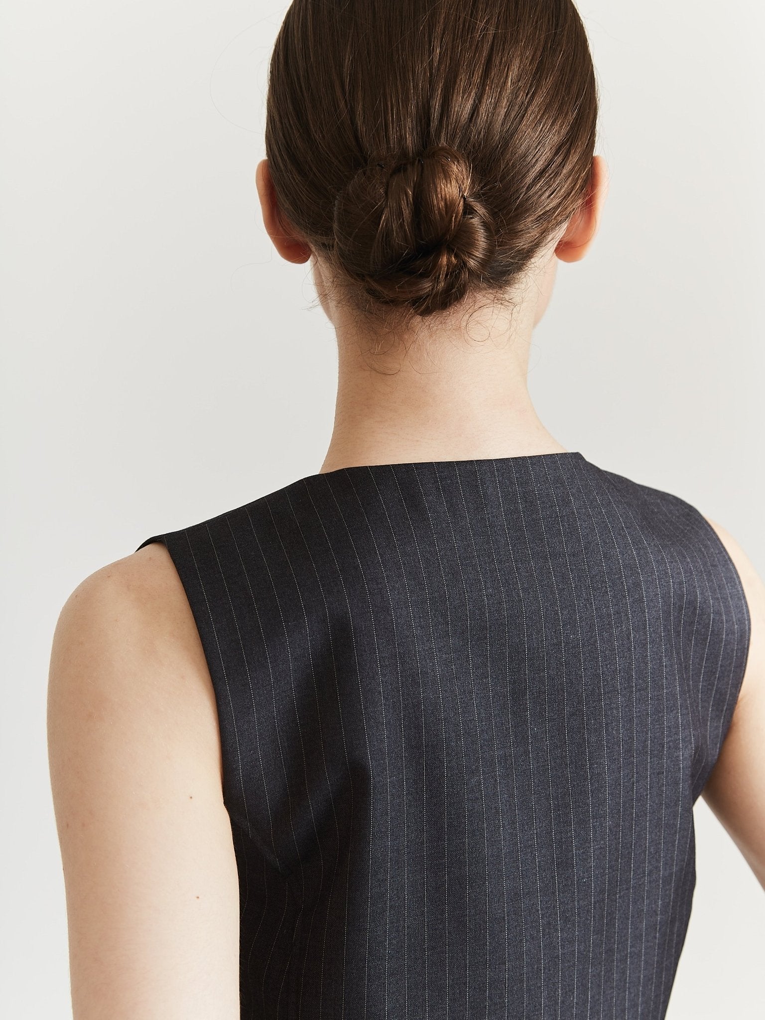 ESME PINSTRIPED VEST vests OEA ARCHIVE