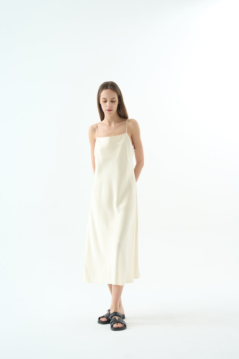 EVELYNE AVA SLEEVELESS SLIP DRESS Dress OEA ARCHIVE