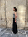 INES SLIT LONG SKIRT Skirts OEA ARCHIVE