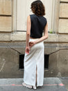 INES SLIT LONG SKIRT Skirts OEA ARCHIVE