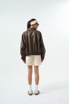 JENNY FAUX LEATHER JACKET Jackets OEA ARCHIVE