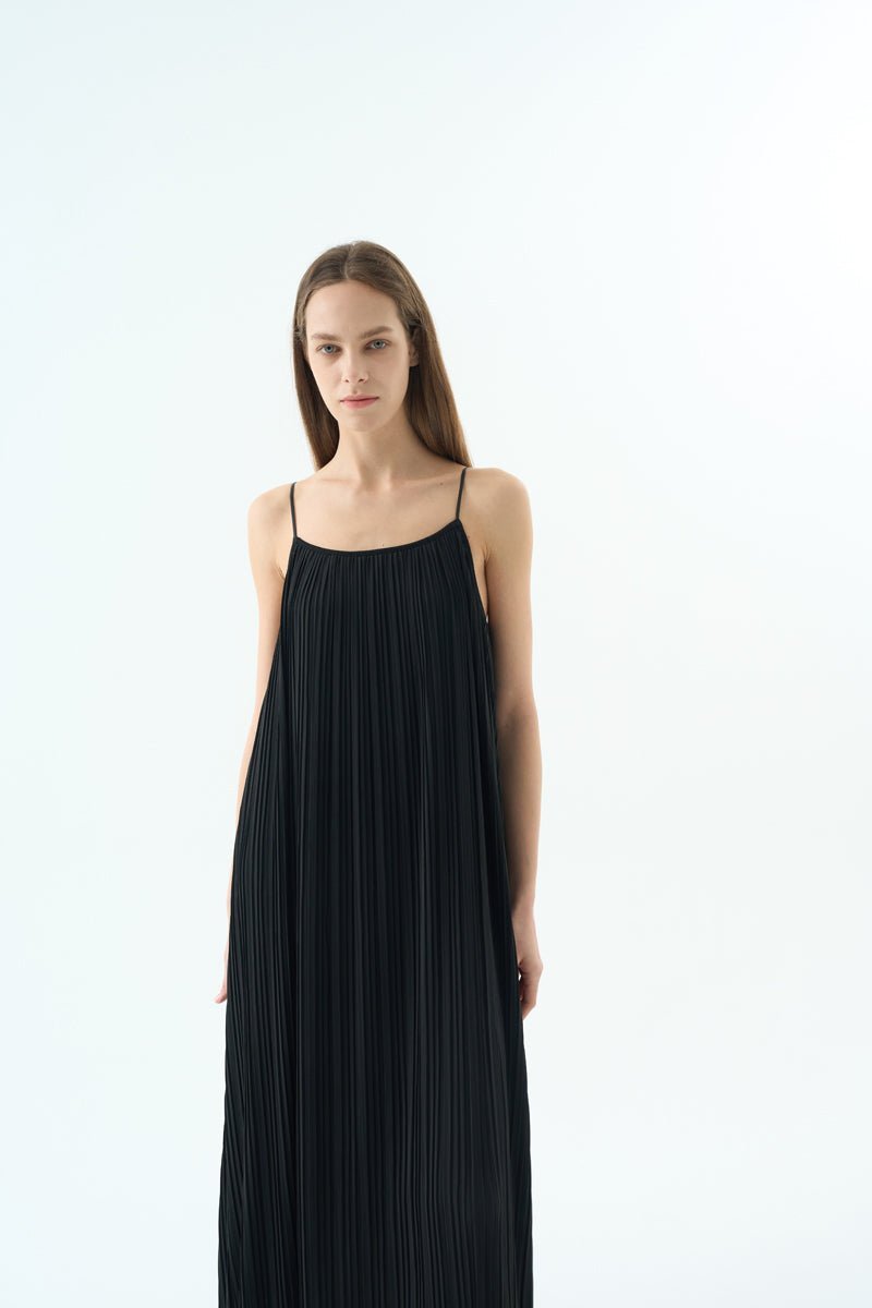 JOSEFINE PLEATED SLEEVELESS DRESS Dress OEA ARCHIVE