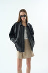 LIAM FAUX LEATHER JACKET Jackets OEA ARCHIVE