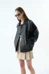 LIAM FAUX LEATHER JACKET Jackets OEA ARCHIVE