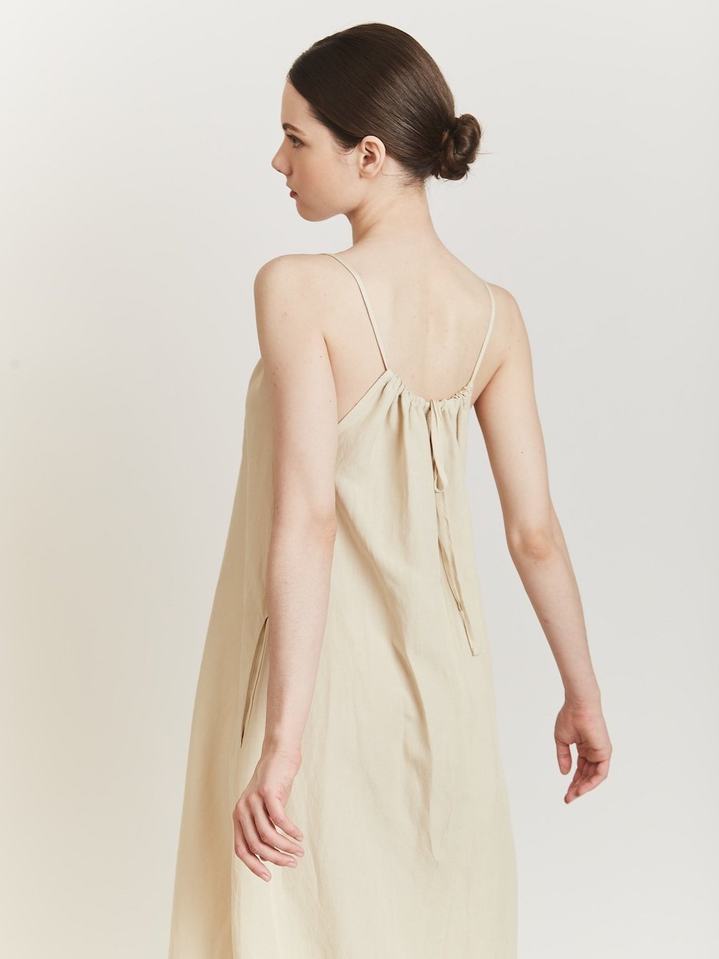 LIZ TORINO LINEN DRESS Dress OEA ARCHIVE